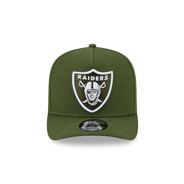 New Era 9Fifty AFrame Raiders Green Cap