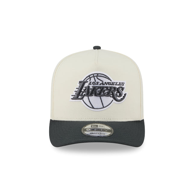 New Era 9Fifty Lakers 2 Tone Off White and Steel