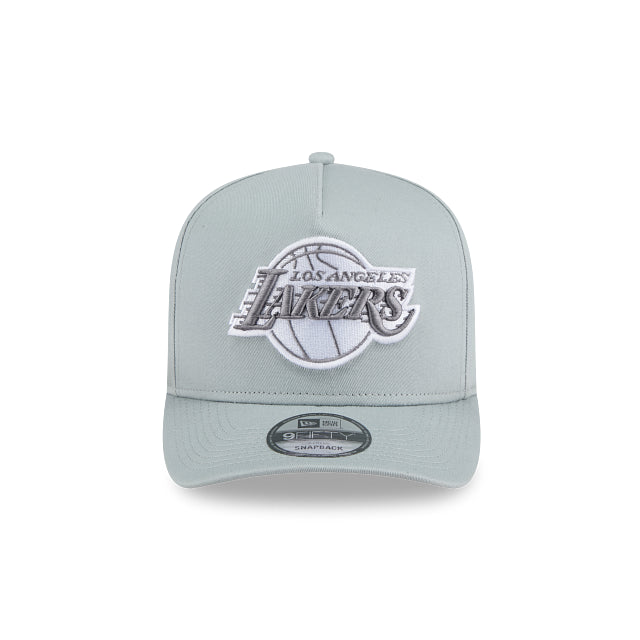 New Era 9Fifty Lakers Grey Silver Logo Cap
