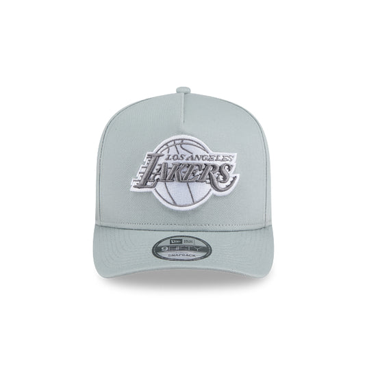 New Era 9Fifty Lakers Grey Silver Logo Cap