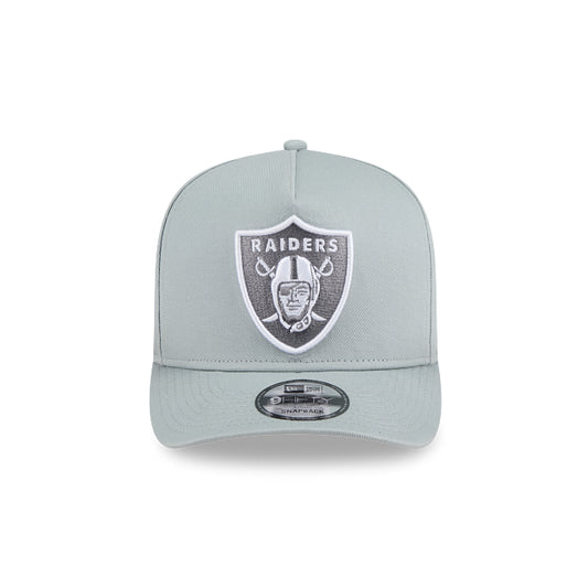 New Era 9Fifty Raiders Grey Silver Logo Cap