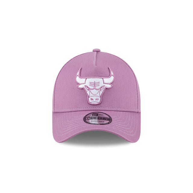 New Era 9Forty AFrame Chicago Bulls Purple white logo Cap