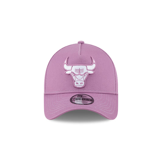 New Era 9Forty AFrame Chicago Bulls Purple white logo Cap