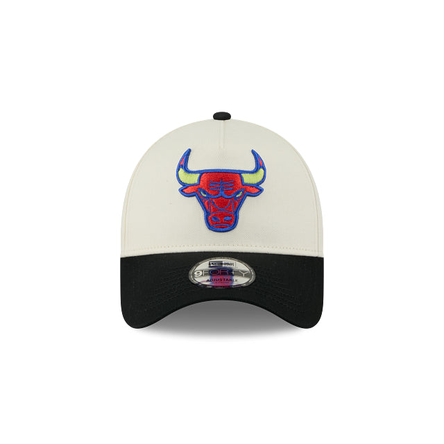 New Era 9Forty AFrame Chicago Bulls White Thermo Logo Cap