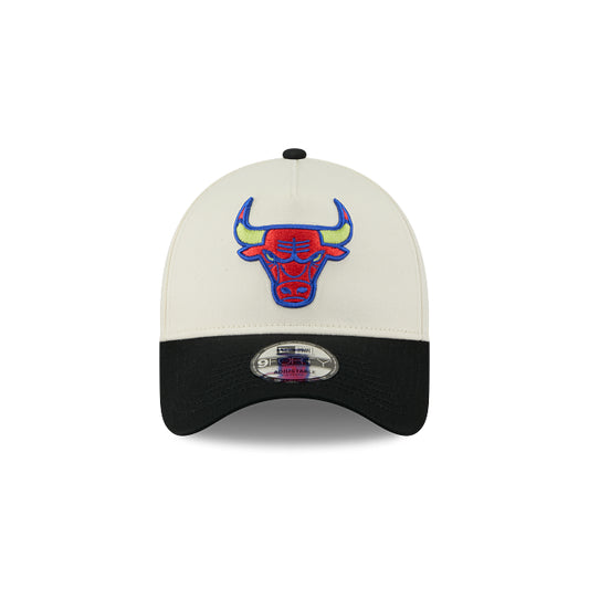 New Era 9Forty AFrame Chicago Bulls White Thermo Logo Cap