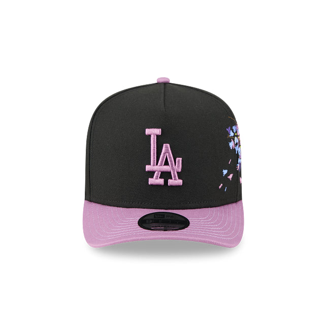 New Era 9Forty AFrame Black Jacaranda LA Cap