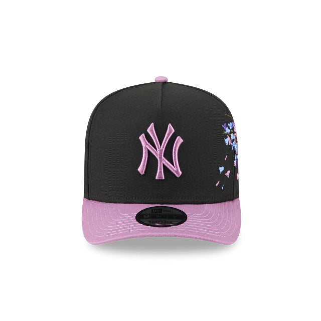 New Era 9Forty AFrame Black Jacaranda New York Yankees Cap
