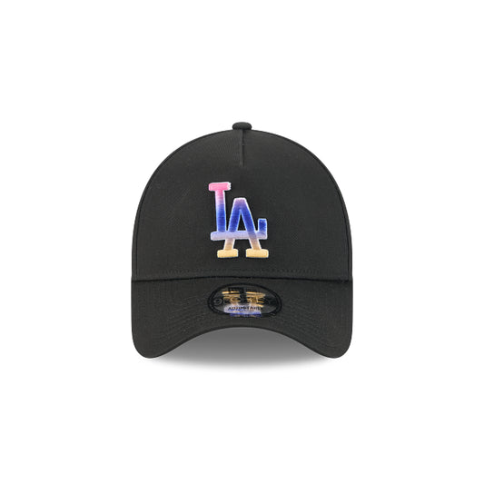 New Era 9Forty AFrame LA Dodgers Cap Black Tropical Blend Logo