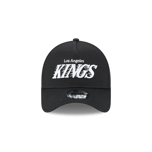New Era 9Forty AFrame LA Kings Cap Black White Logo