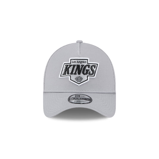 New Era 9Forty AFrame LA Kings Cap Grey Black Logo