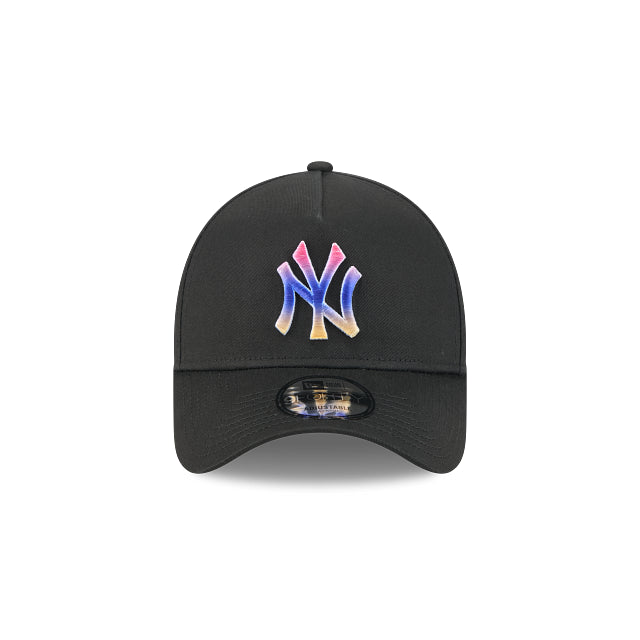 New Era 9Forty AFrame NY Yankees Cap Black Tropical Blend Logo