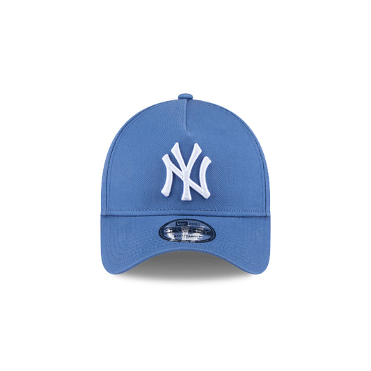 New Era 9Forty AFrame NY Yankees Cap Indigo White Logo