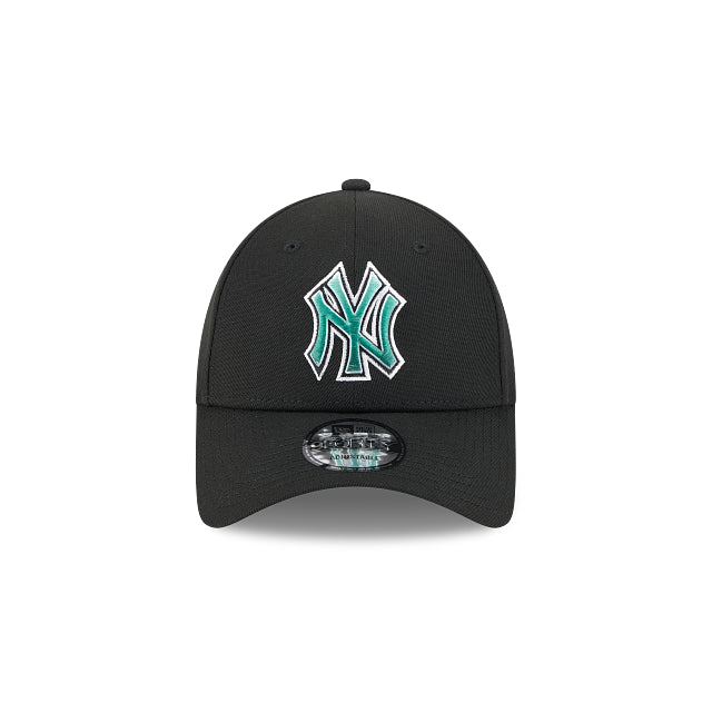 New Era 9Forty Snapback NY Yankees Emerald Blend on Black