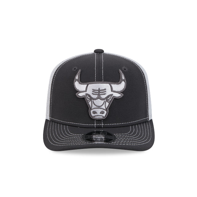 New Era 9Seventy Graphite White Chicago Bulls Trucker Cap