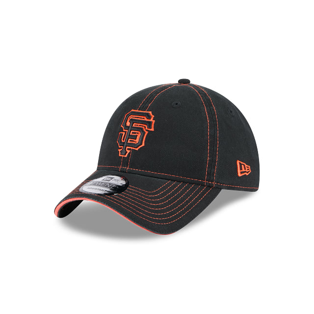 New Era 9Twenty San Francisco Giants Cap Contract Team Black Orange Logo