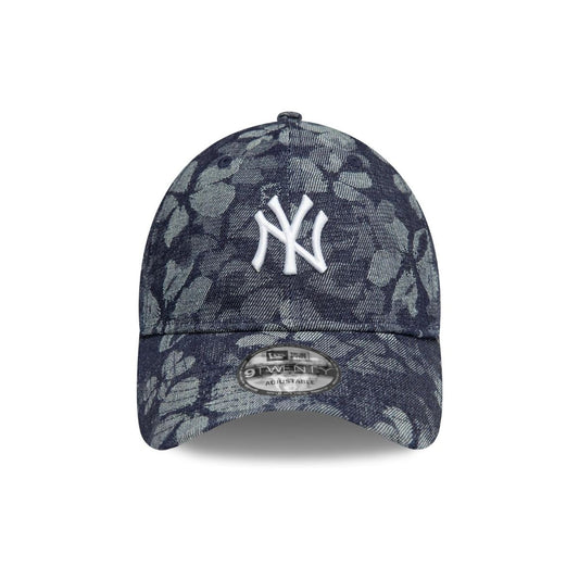 New Era Womans 9Twenty NY Yankees Floral Denim Cap 60595384