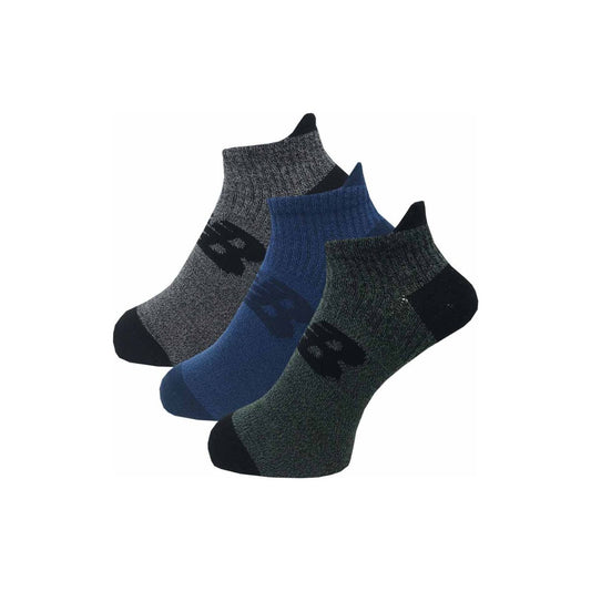 New Balance No Show Socks 3PK Assorted Colour LAS26053