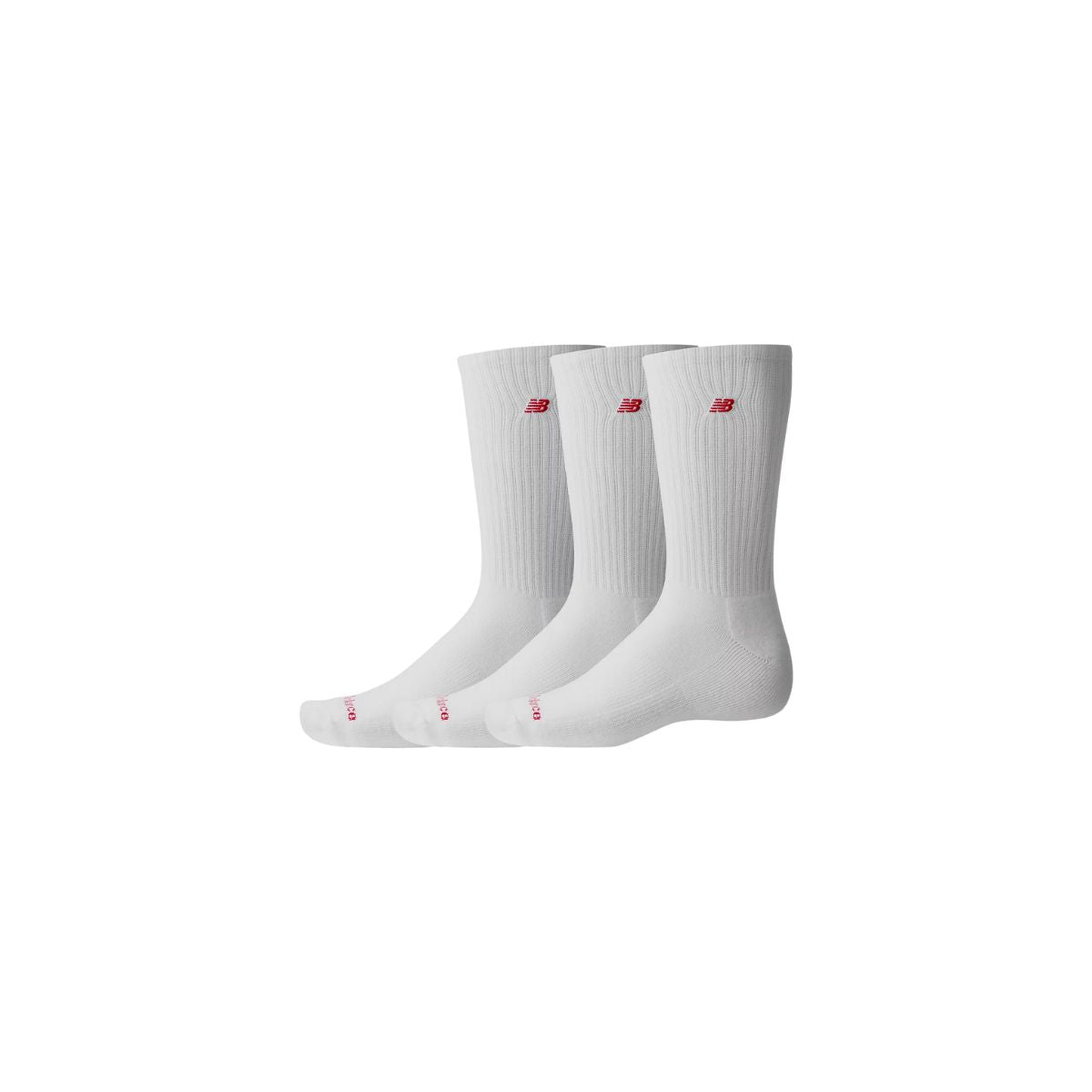New Balance Plogo Socks 3PR White LAS33763