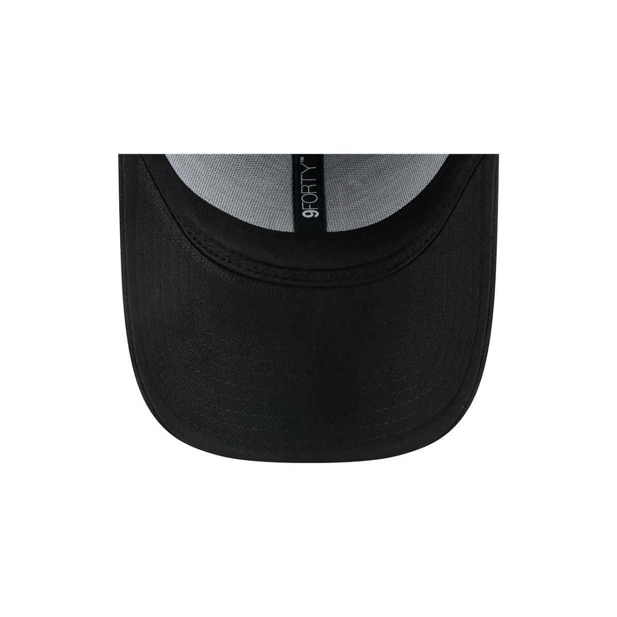 New Era 9Forty Snapback Chicago Bulls Cap Black Metallic Black Logo