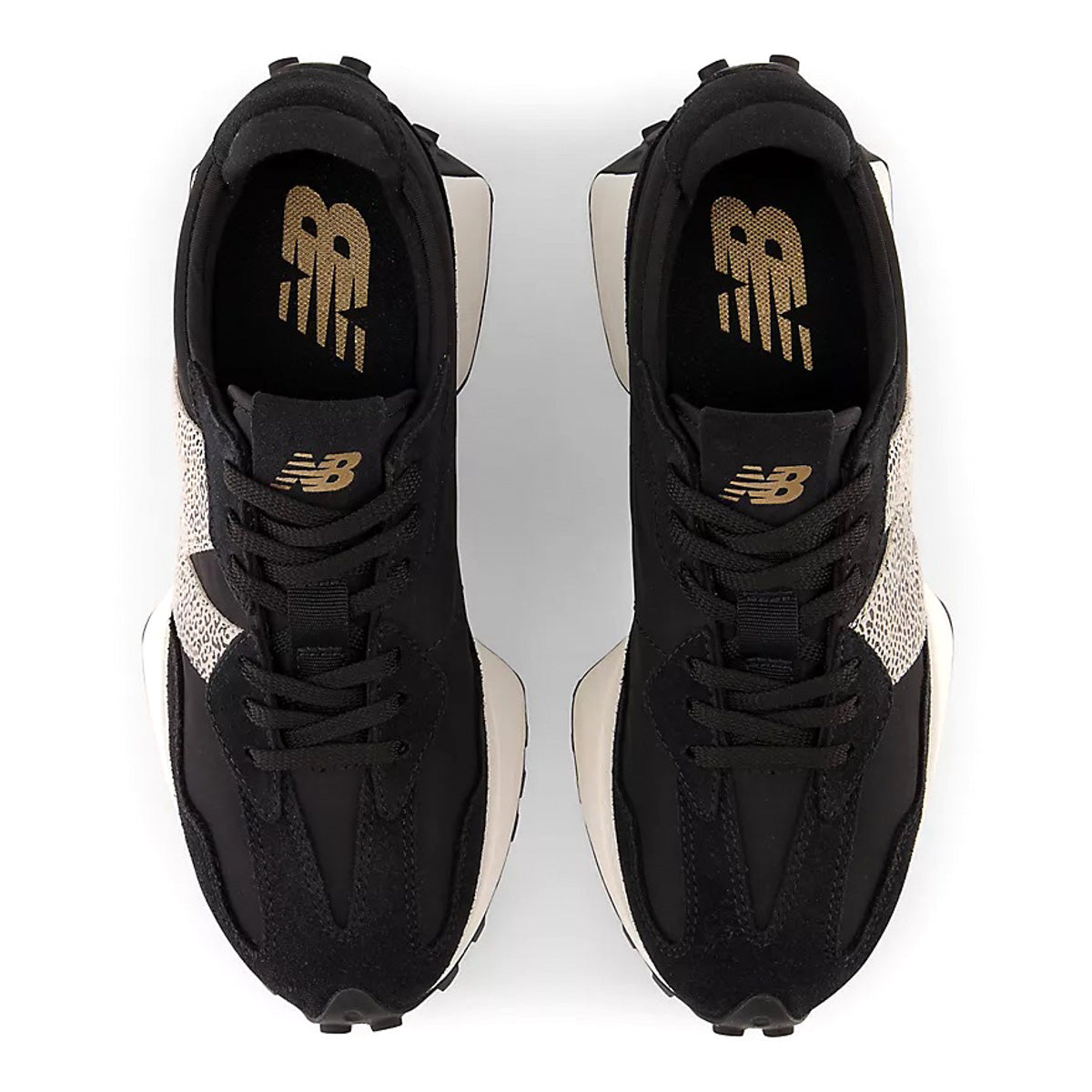 New Balance 327 Black with Leopard WS327PH