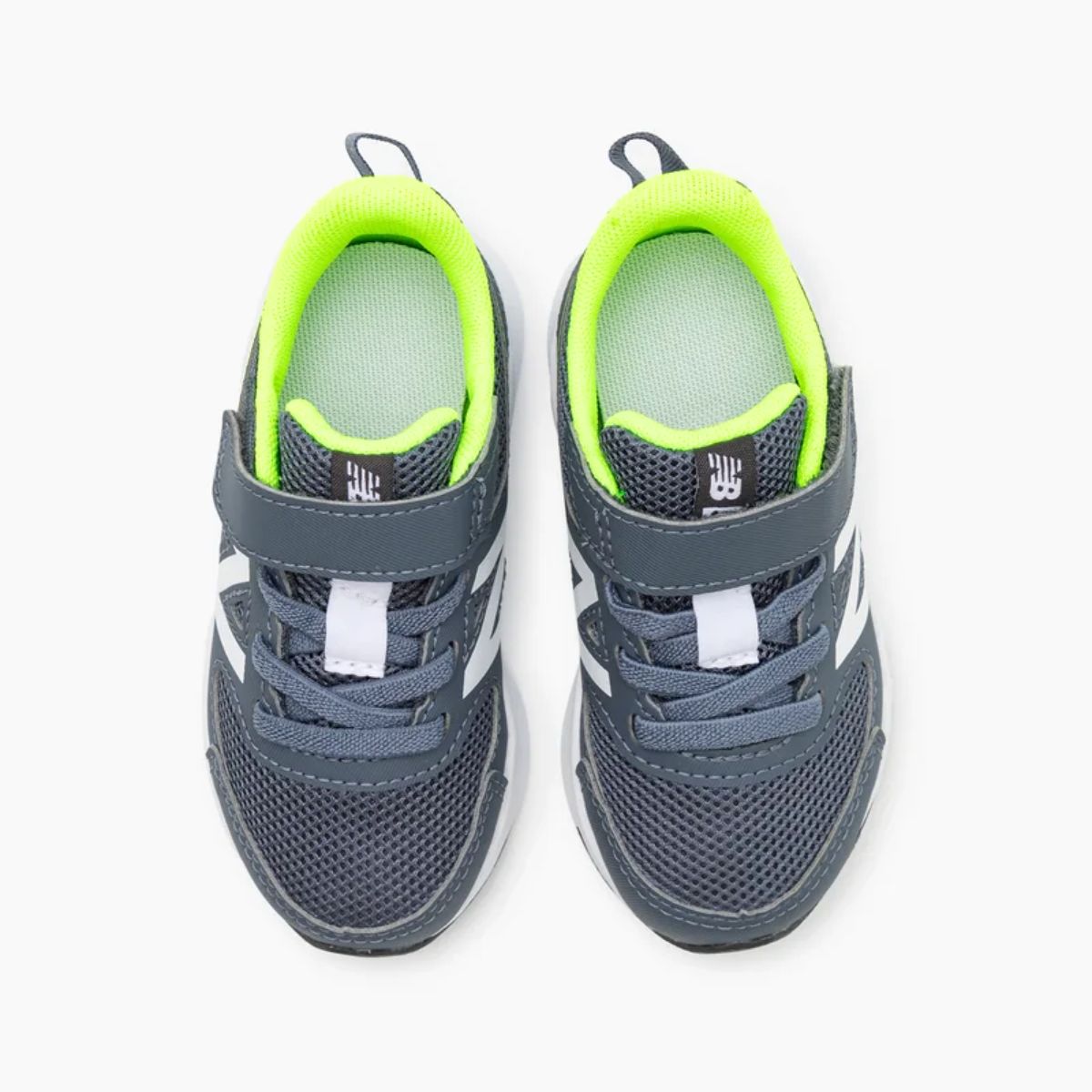 New Balance 570v3 Bungee Lace Top Strap Dark Grey  Green YT570GG3