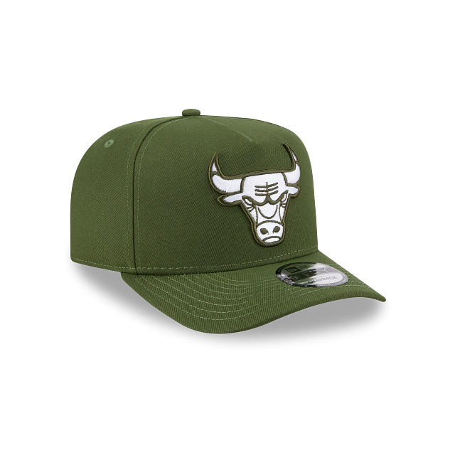 New Era 9Fifty AFrame Chicago Bulls Green Cap