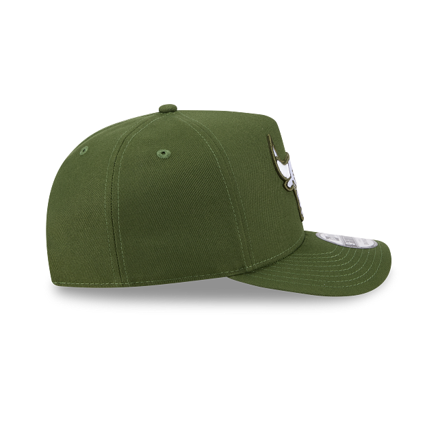 New Era 9Fifty AFrame Chicago Bulls Green Cap