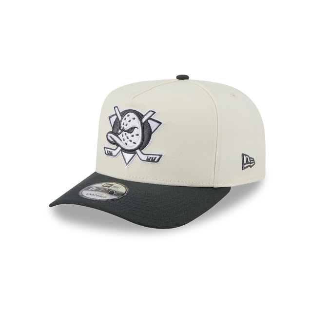 New Era 9Fifty Anaheim Ducks 2 Tone Off White and Steel