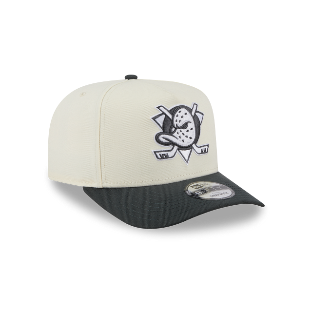 New Era 9Fifty Anaheim Ducks 2 Tone Off White and Steel