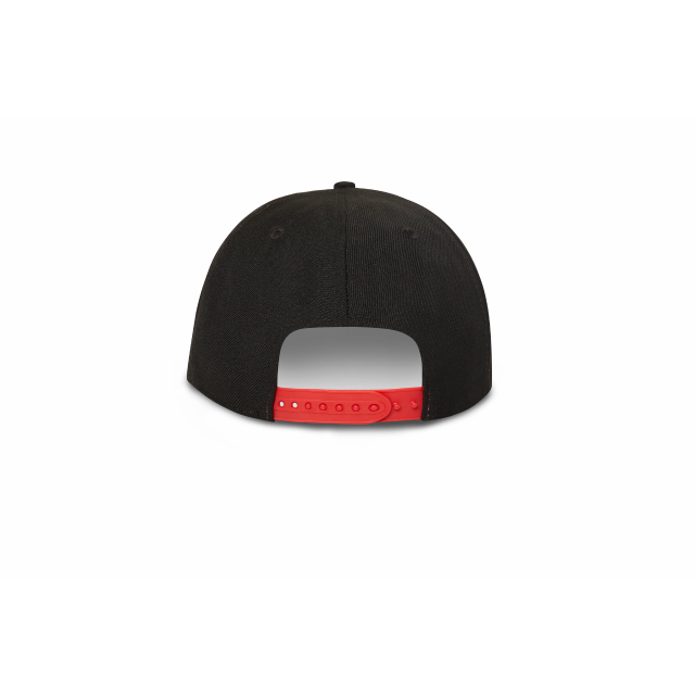New Era 9Fifty Chicago Bulls Black Flat Peak Cap