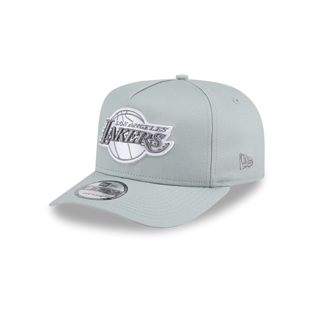 New Era 9Fifty Lakers Grey Silver Logo Cap