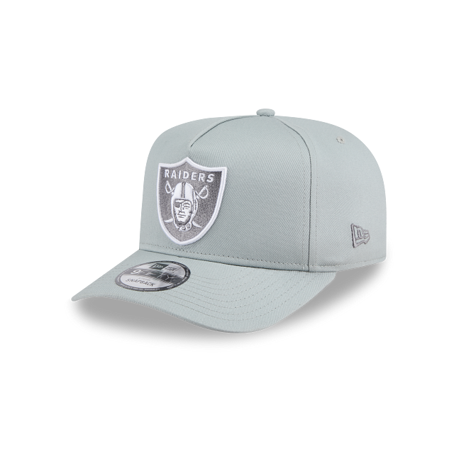 New Era 9Fifty Raiders Grey Silver Logo Cap