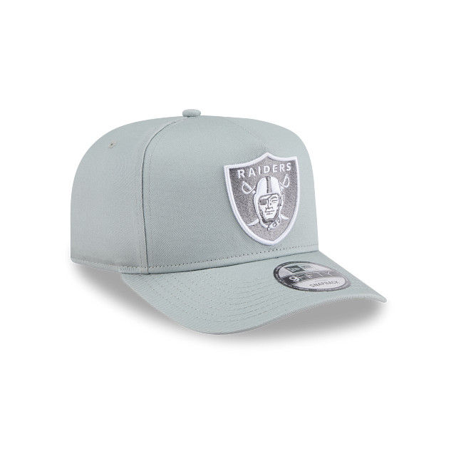 New Era 9Fifty Raiders Grey Silver Logo Cap