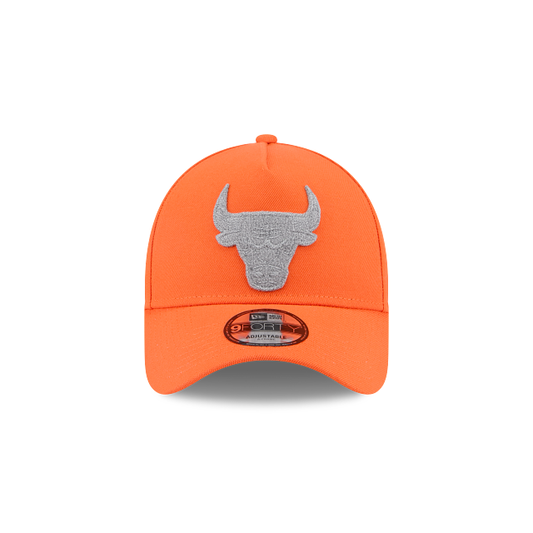 New Era 9Forty AFrame Chicago Bulls Cap Orange HiViz