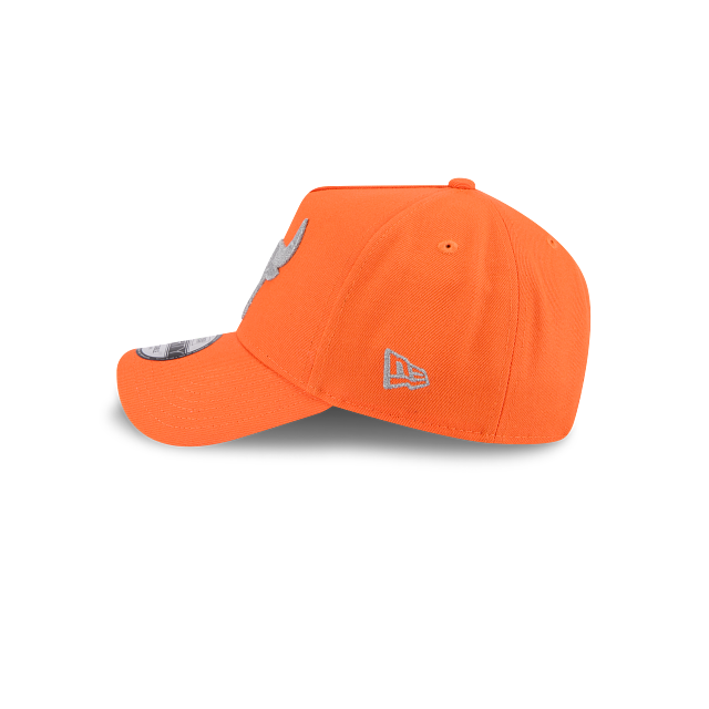 New Era 9Forty AFrame Chicago Bulls Cap Orange HiViz