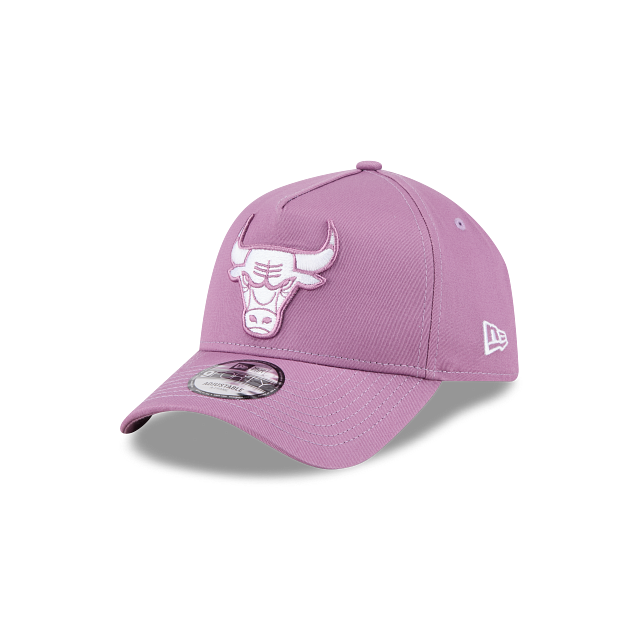 New Era 9Forty AFrame Chicago Bulls Purple white logo Cap