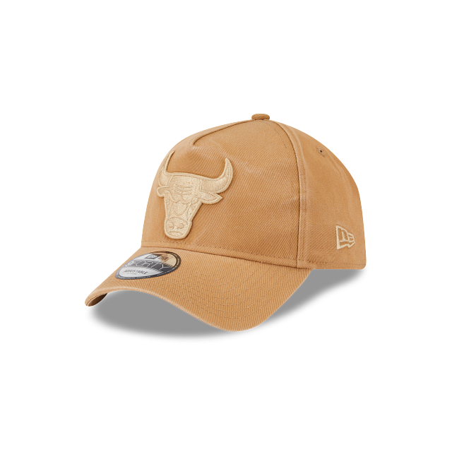New Era 9Forty AFrame Chicago Bulls Wheat Cap