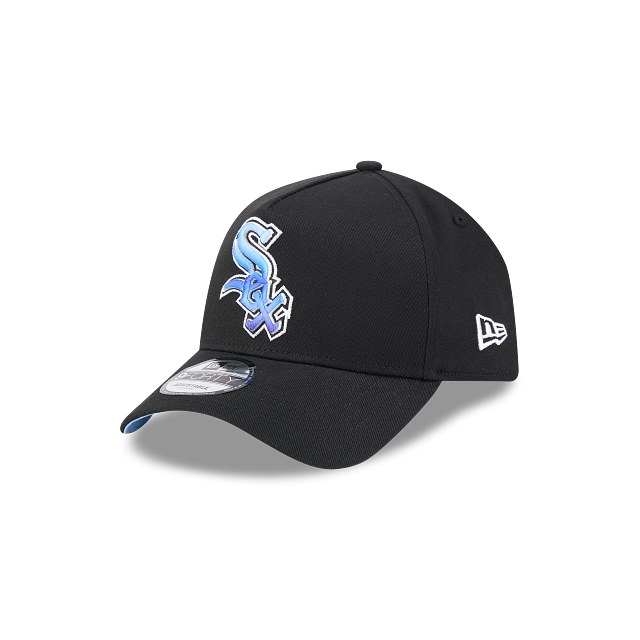 New Era 9Forty AFrame Chicago White Sox Cap Black Deep Sea Blend Logo