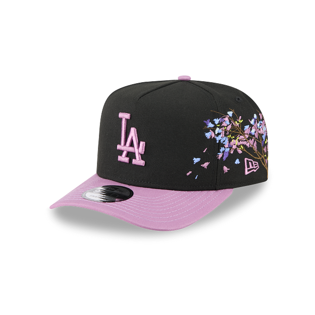 New Era 9Forty AFrame Black Jacaranda LA Cap