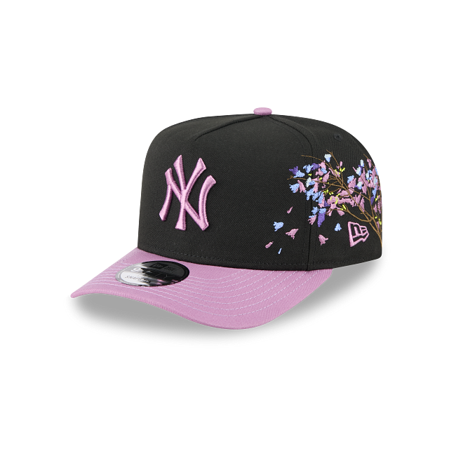 New Era 9Forty AFrame Black Jacaranda New York Yankees Cap