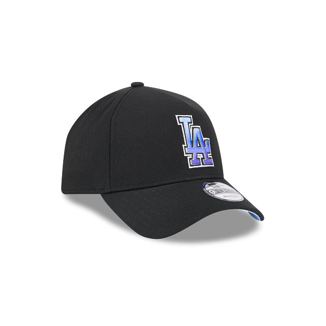 New Era 9Forty AFrame LA Dodgers Cap Black Deep Sea Blend Logo