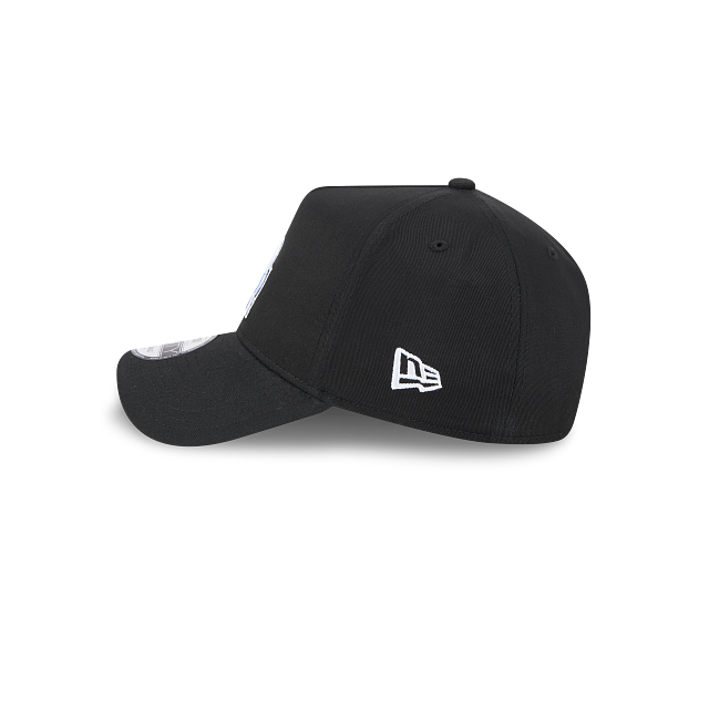New Era 9Forty AFrame LA Dodgers Cap Black Deep Sea Blend Logo