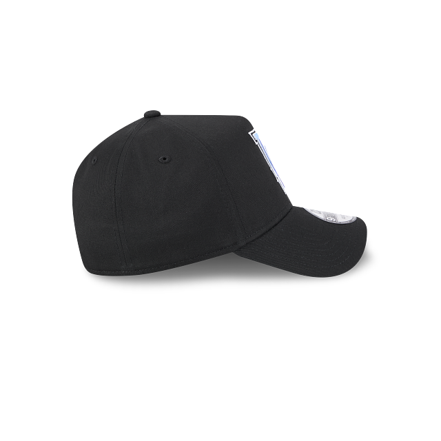 New Era 9Forty AFrame LA Dodgers Cap Black Deep Sea Blend Logo