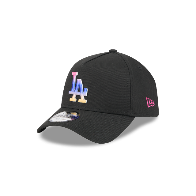 New Era 9Forty AFrame LA Dodgers Cap Black Tropical Blend Logo