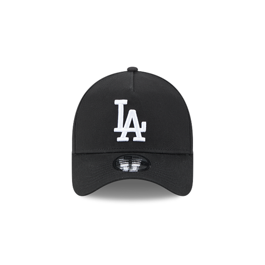 New Era 9Forty AFrame LA Dodgers Cap Black White Logo