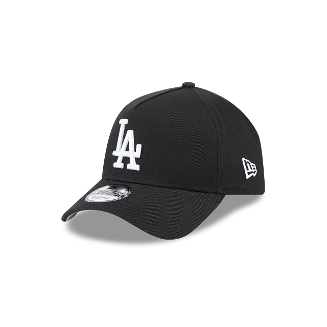 New Era 9Forty AFrame LA Dodgers Cap Black White Logo