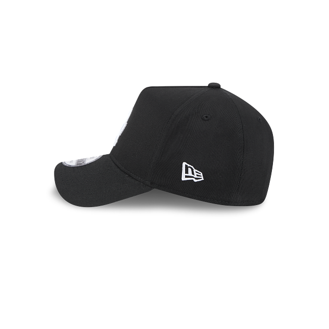 New Era 9Forty AFrame LA Dodgers Cap Black White Logo