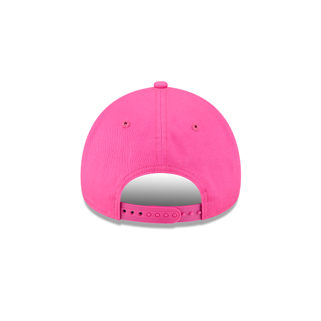 New Era 9Forty AFrame LA Dodgers Cap Burst Pink with White Logo