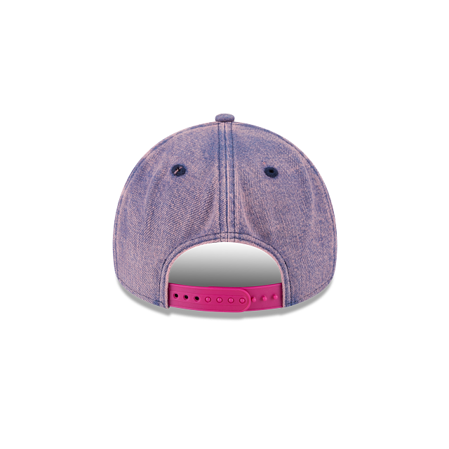 New Era 9Forty AFrame LA Dodgers Cap Pink Acid Denim