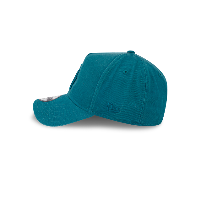 New Era 9Forty AFrame LA Dodgers Cap Teal Vintage Washed